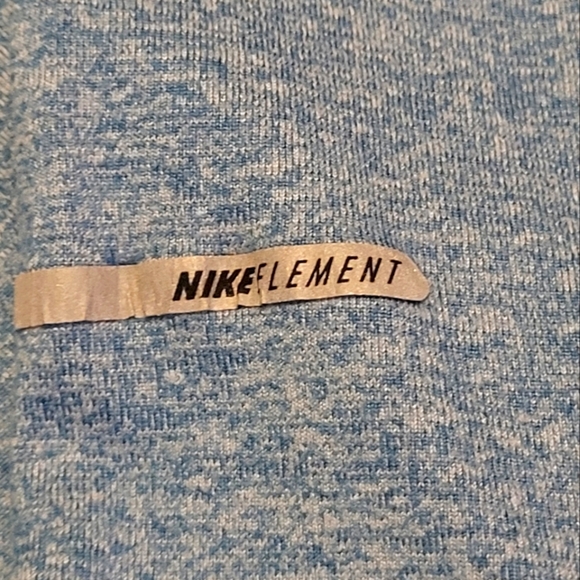 Nike Dri-fit Quarter zip Long sleeve Turtleneck Performace Running Shirt B41 - Picture 5 of 7